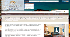 Desktop Screenshot of albergocostantini.com